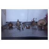 Vintage Brass and Metal Lamp Parts