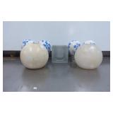 Glass and Ceramic Decorative Finials or Ornaments