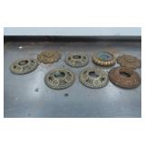 Decorative Metal Lamp Parts in Various Designs