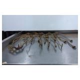 10 Brass Lamp Arms Without Wiring