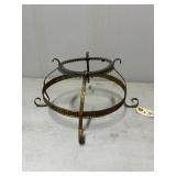 Metal Oil Lamp Hanging Frame with Decorative Detai