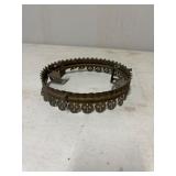 Antique Metal Oil Lamp Burner Ring with Decorative