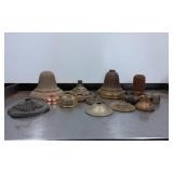 Metal Lamp Parts and Ceiling Canopies in Mixed Fin