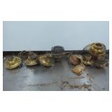 Brass and Metal Oil Lamp Parts and Burners