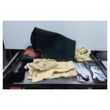 Golf Accessories Lot Including Gloves, Head Covers