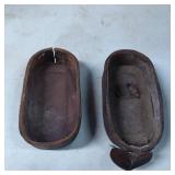 Leather Horse Feed Bags with Stitched Detailing