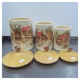 3 Ceramic Jars with Lids, Sears Roebuck & Co., 198