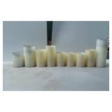9 Battery-Operated Flameless LED Candles