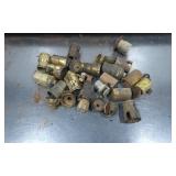 Vintage Metal and Ceramic Light Sockets