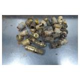 Vintage Brass and Metal Light Sockets