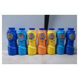 7 Assorted Super Miracle Bubbles Bottles, Blue, Ye
