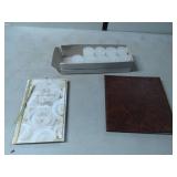 Wedding Memorabilia Set with Album, Card, and Teal