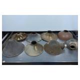 Metal Lamp Shades in Various Shapes and Finishes