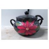Ceramic Soup Tureen with Poinsettia Design by Jay,
