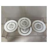 4 Oxford Bone China 'Happy 25th Anniversary' Plate