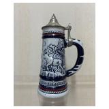 Avon 1976 Commemorative Ceramic Beer Stein with Pe