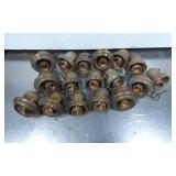 Brass and Copper Industrial Light Socket Component