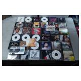 CDs, DVDs, and VHS Tape with Various Artists and G