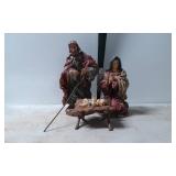 Three-Piece Nativity Scene with Mary, Joseph, and
