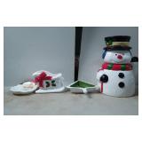 Ceramic Christmas-Themed Decorative Items