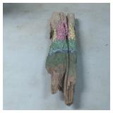 Wooden Pineapple-Shaped Serving Tray with Painted