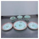 Calyx Wave Hand-Painted Tea Set by Adams, England