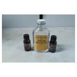 Squibb Mineral Oil and 2 Small Bottles of Buckwood