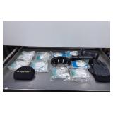 Golf Accessories Including Tees, Putter Cover, and