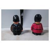 Ceramic Policeman and Guardsman Piggy Banks