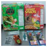 Kelloggs Star Wars Cereal Boxes, Pez Dispensers