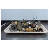 Vintage Metal and Ceramic Lamp Sockets and Parts