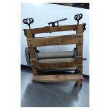 Early 20th Century Wooden Clothes Wringer Patented