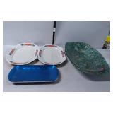Platter Lot: Winterling Bavaria Ceramic Platters,