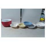 Six Ceramic Bowls by Various Makers Including Hall
