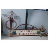 Rustic Christmas D©cor Set with Merry Christmas S