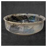 Large Signed Pottery Bowl by Bursley, 2000