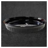Black Amethyst Glass Plate, 10.5-Inch Diameter