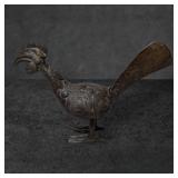 Vintage West African Bronze Sculpture of a Long-Ta