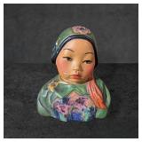 San Toy Esther Hunt Chalkware Bust, Circa 1927, 7