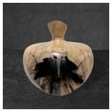 Modernist Carved Pin Oak Vase by John Frey, Zeaane