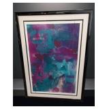 Signed Abstract Print, Edition 1/25, 30.5 x 22.5 I