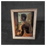 Framed Oil Painting Signed and Dated, 22 in x 27.5