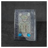 Silver-Plated Hebrew-English Siddur Prayer Book wi