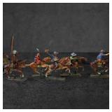 Elastolin Composition Cowboy and Indian Rider Figu