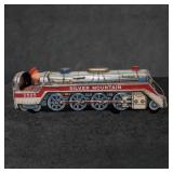 1960s Silver Mountain 3525 Battery-Operated Tin Tr