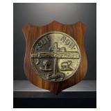 Submarine Squadron 4 Crest Plaque Featuring 