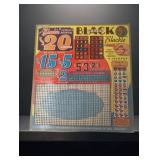 Blackie Punch Board Game with Jackpot Prizes, 13 1
