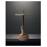 Art Deco Cowboy-Themed Stand Smoker Station with M