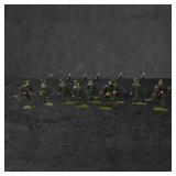 9 World War I Figures by Britains Ltd. with Some A
