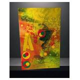 Spring-Themed Abstract Street Art Signed 